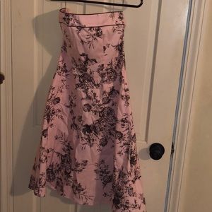 Pink and BROWN (looks black in photo) dress Size 7
